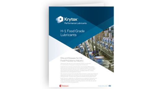Krytox H1 Food Grade Lubricants